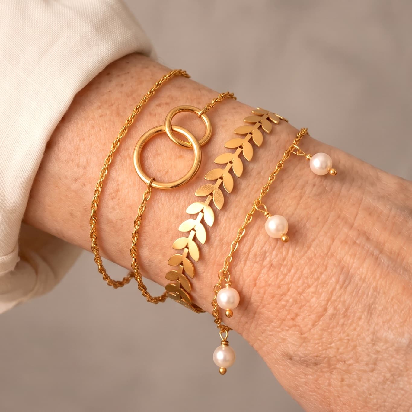 Conjunto de 4 Pulseras Martina
