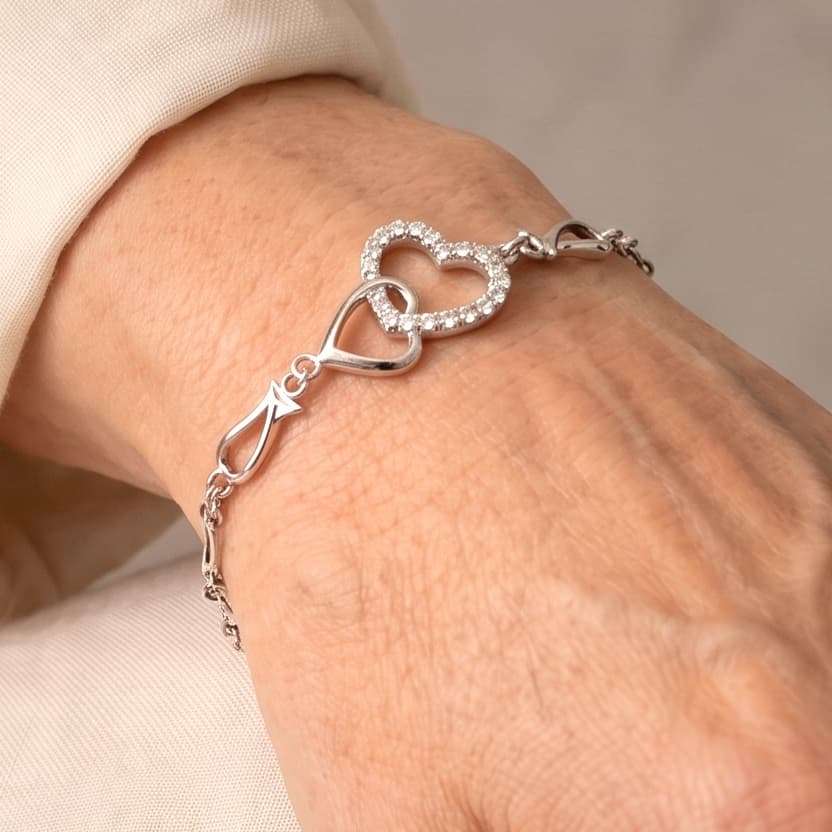 Pulsera Love Forever - Plateada