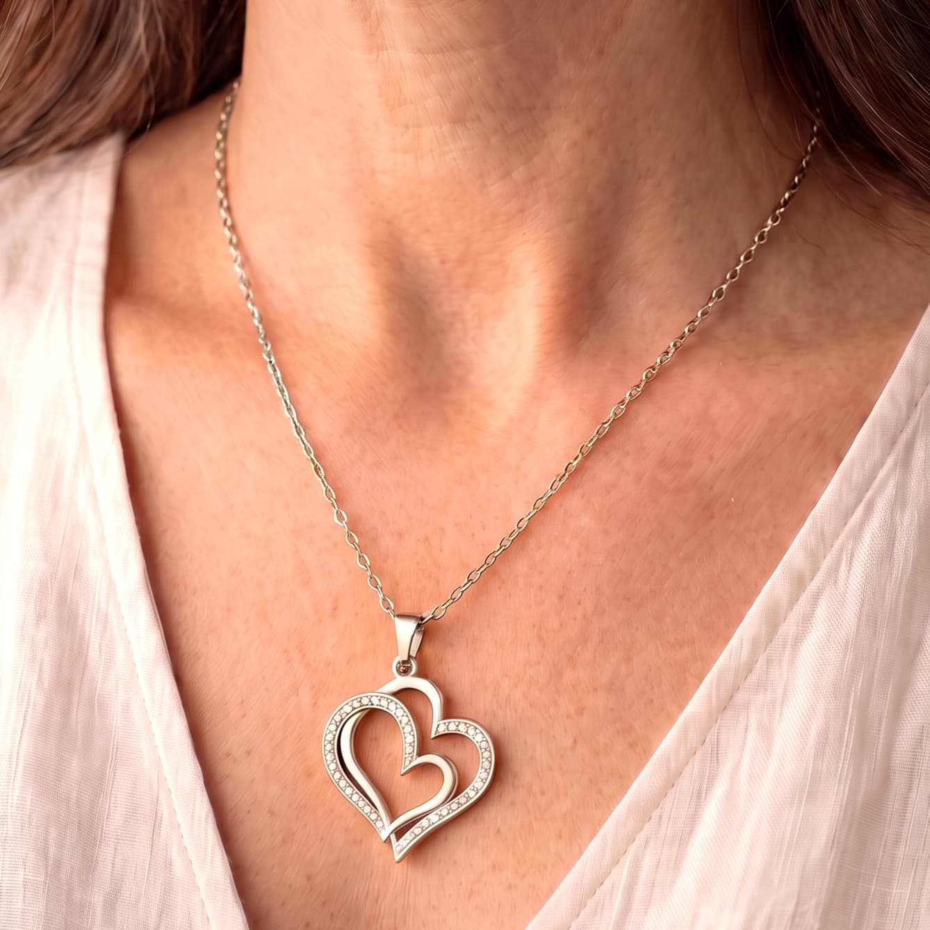 Collar Love Forever - Plateado