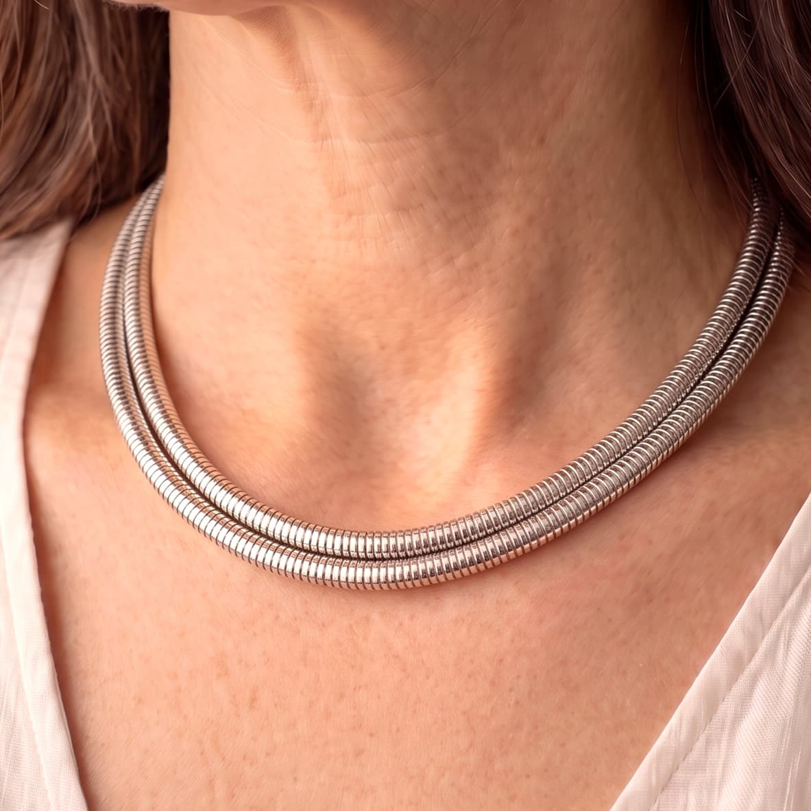 Collar Musa - Plateado