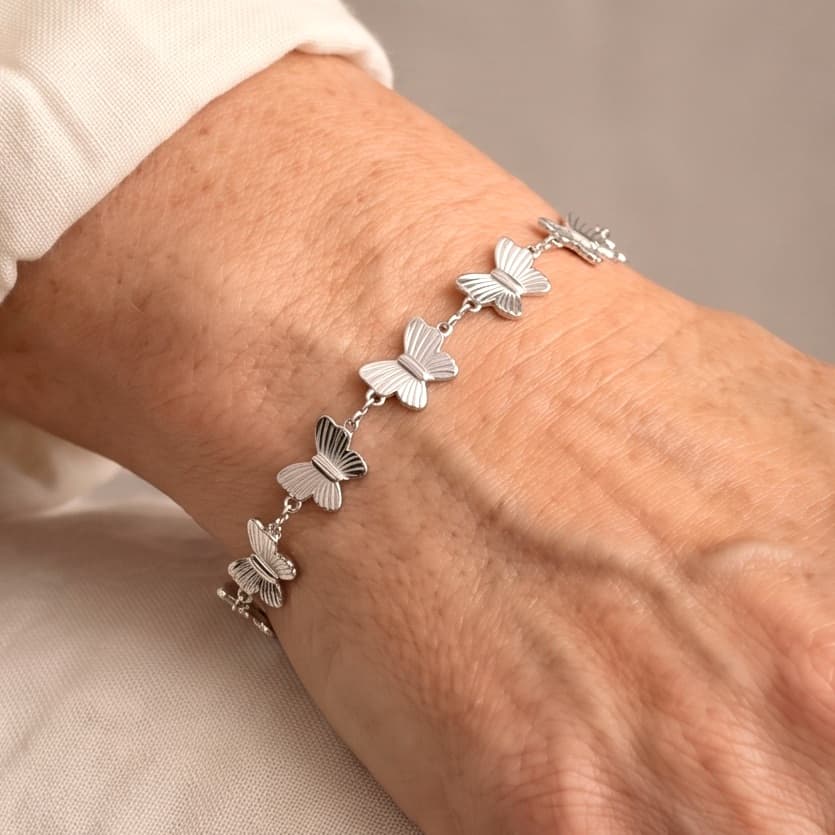 Pulsera Monarca - Plateada