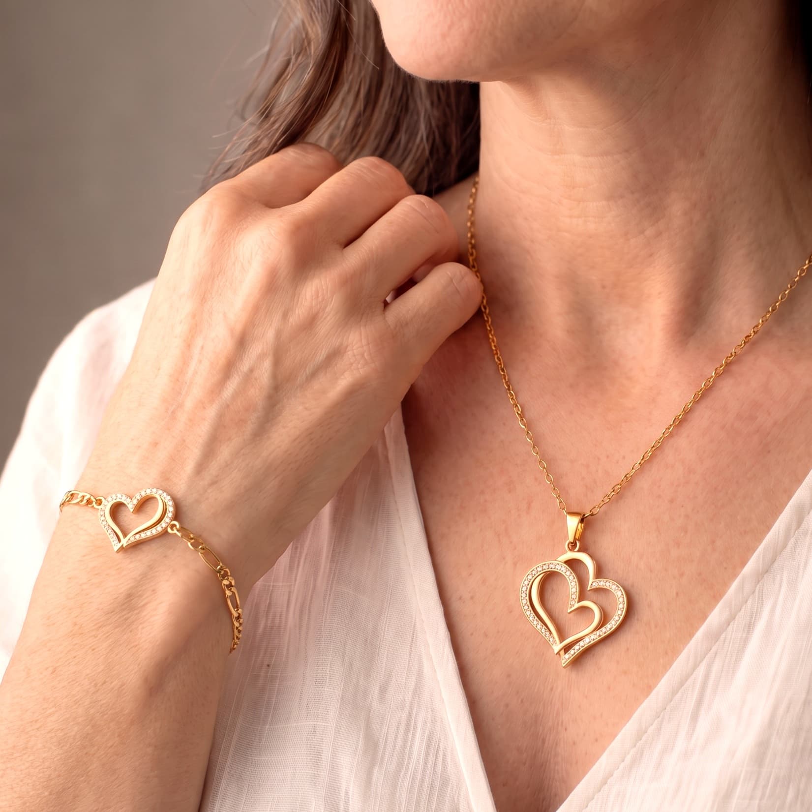Conjunto Love Forever - Oro