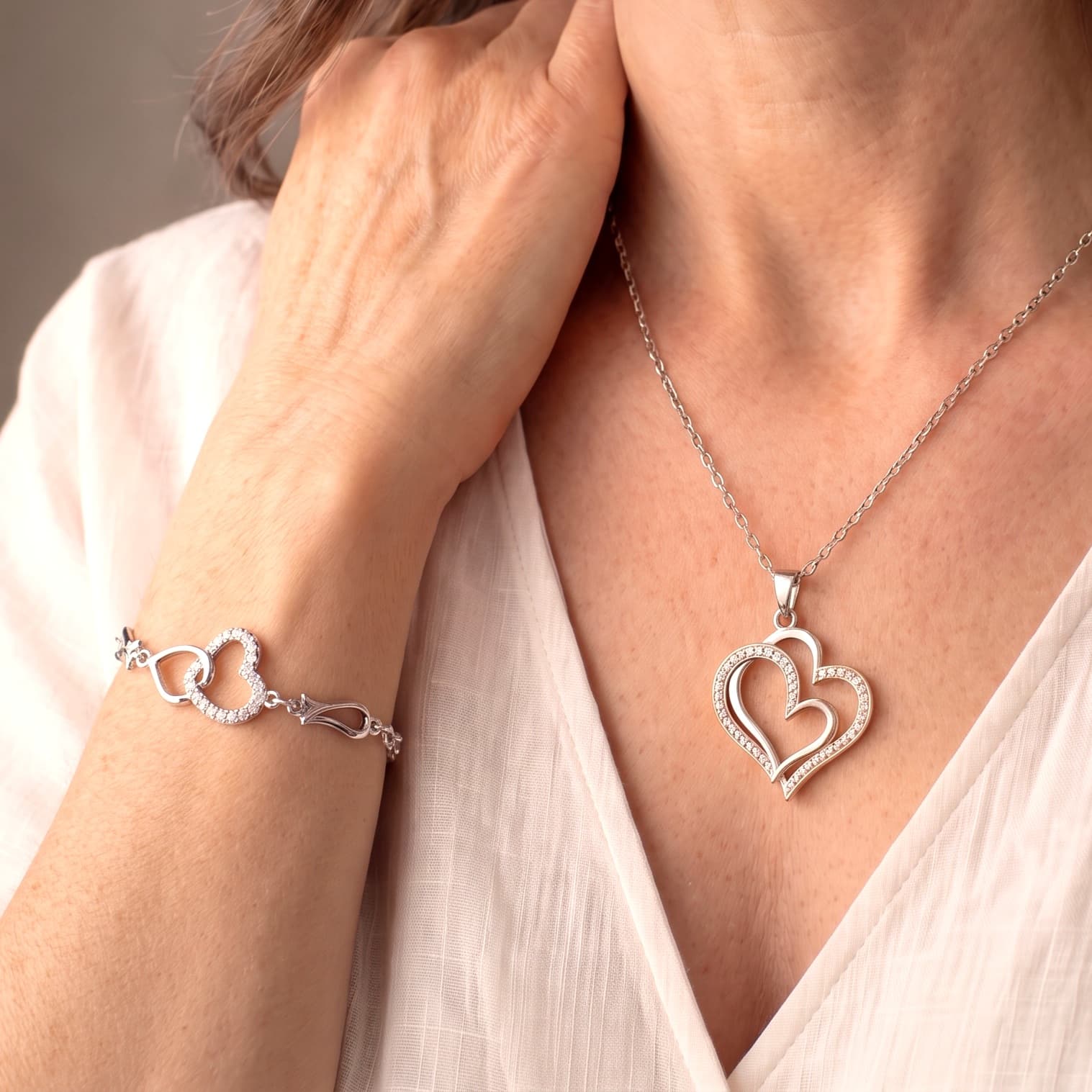 Conjunto Love Forever - Plata